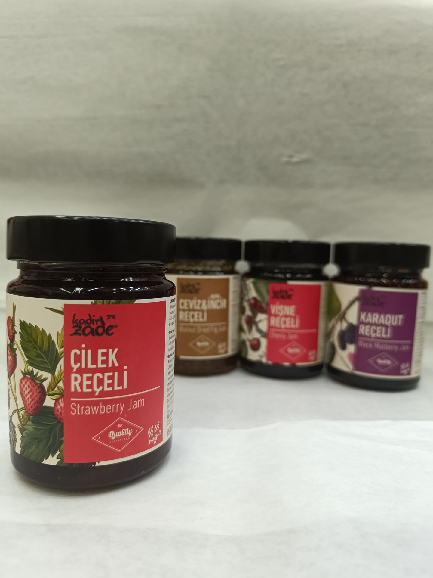 Çilek Reçeli 355 cc (Net;350Gr)